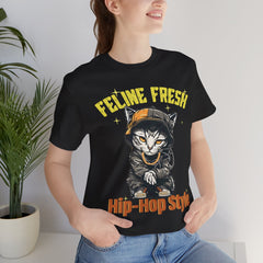 Funny Feline Fresh Hip Hop Style - Graphic Tee