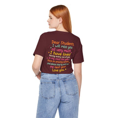 Teacher Appreciation T-Shirt — “Class Dismissed Miss ___” End-of-Year Goodbye Tee