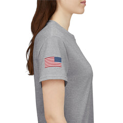 SUBMARINER RED Friday T Shirt with Fouled Anchor, American Flag, FBM / Boomer Silhouette. Remember Everyone Deployed, Dolphins