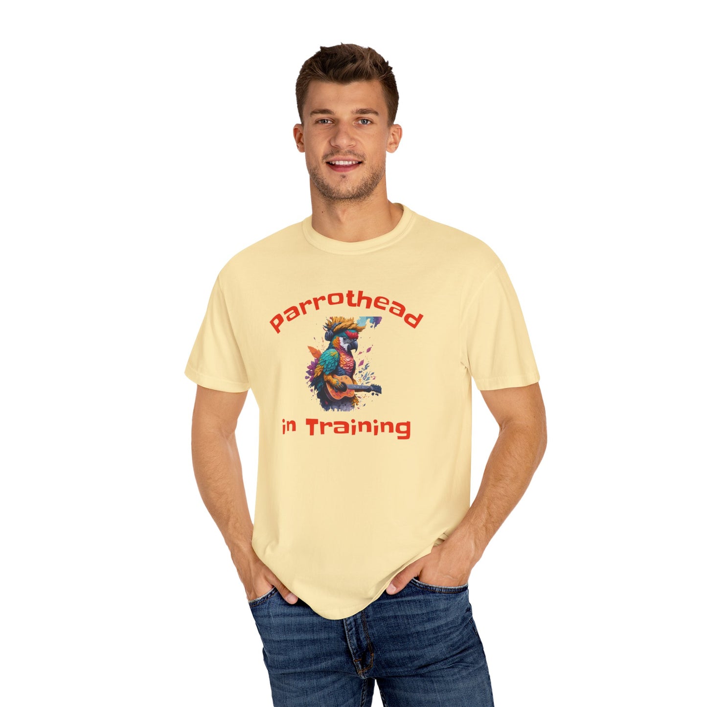 Parrothead In Training - Unisex Garment-Dyed T-shirt