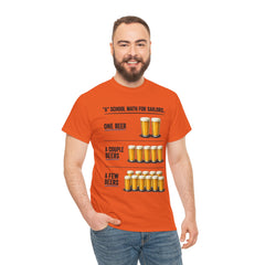 T-Shirt -  "A" School Math for Sailors Funny Beer Graphic Tee