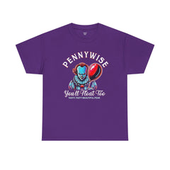 Horror Clown Red Balloon Tee — “You’ll Float Too” Graphic Shirt