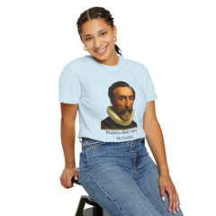 Kepler Coffee Quote T-Shirt — Astronomy Nerd Vintage Portrait Tee