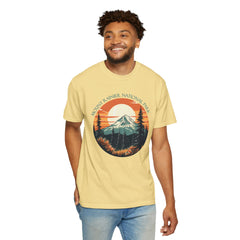Mount Rainier National Park Graphic, Comfort Colors Soft Relaxed Fit Unisex Garment-Dyed T-shirt