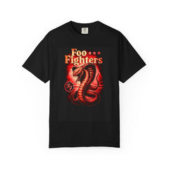 Foo Fighters Snake Garment Dyed Unisex T-Shirt - Retro Concert Merchandise