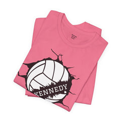 Personalized Name Volley Ball Unisex Tee Shirt