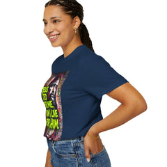 Christian T-Shirt — "Jesus Died For Me, Now I Live For Him" Graffiti Tee