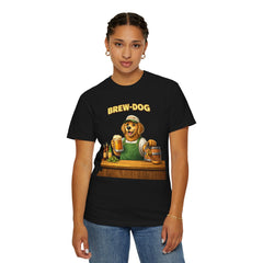 Golden Retriever Brewer Beer T-Shirt — Cute Brew-Dog Graphic Tee