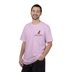 Front Logo Back Graphic Baldwin Harbor Animal Hospital "Who Let the Dogs Out?" Graphic Tee