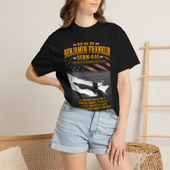 USS Benjamin Franklin SSBN-640 Submarine T-Shirt — Forty One for Freedom Military Tee