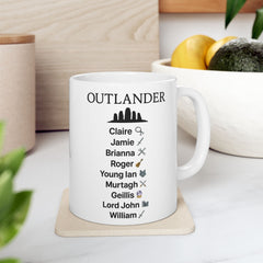 Unique Outlander Ceramic Mug - Perfect Gift for Coffee Lovers, Unique Fan Gift