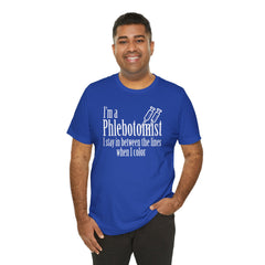 Phlebotomist Humor Tee, Funny Medical Shirt, Nurse Gift, Blood Tech Wear, Cute Phlebotomy Humor, Healthcare Apparel