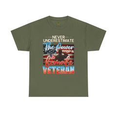Female Veteran Pride T-Shirt — Gift for Her (Army, Navy, Air Force, Marines)