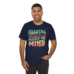 Coastal State of Mind Tee — Retro Beach Graphic T-Shirt