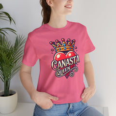 Canasta Queen Crown and Heart - Graphic Unisex Tee