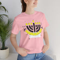 Hanukkah Menorah - Unisex Jersey Short Sleeve Tee