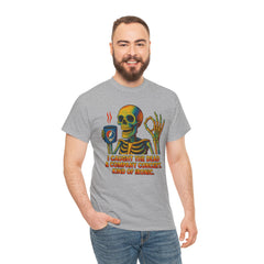 Grateful Dead Inspired Sarcastic Skeleton Tee