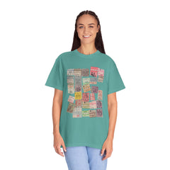 Classic Rock Concert Tickets  Garment-Dyed T-shirt