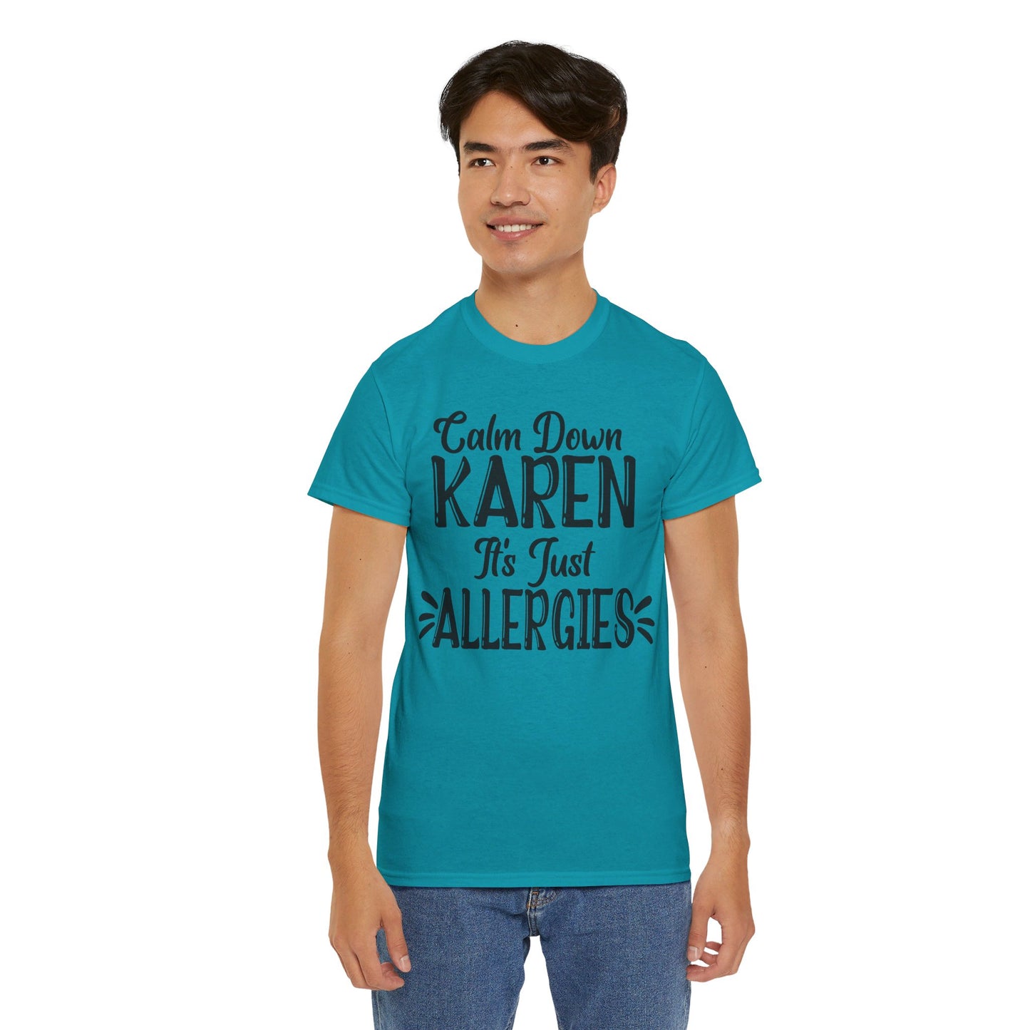 Calm Down Karen Unisex Heavy Cotton Tee