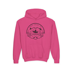Youth Hoodie — 'The Hideout' Lake Ariel PA Mountain Adventure Hoodie