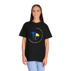 Blue French Horn & Yellow Umbrella T-Shirt — HIMYM Fan Tee
