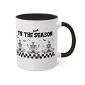 Halloween Tis The Season Skeletons & Pumpkins Graphic 11oz Mug