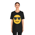 Emoji With Sunglasses - Graphic Unisex Jersey Short Sleeve Tee