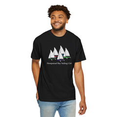 Hempstead Bay Sailing Club T-Shirt — Vintage Sailboat Race Day Tee
