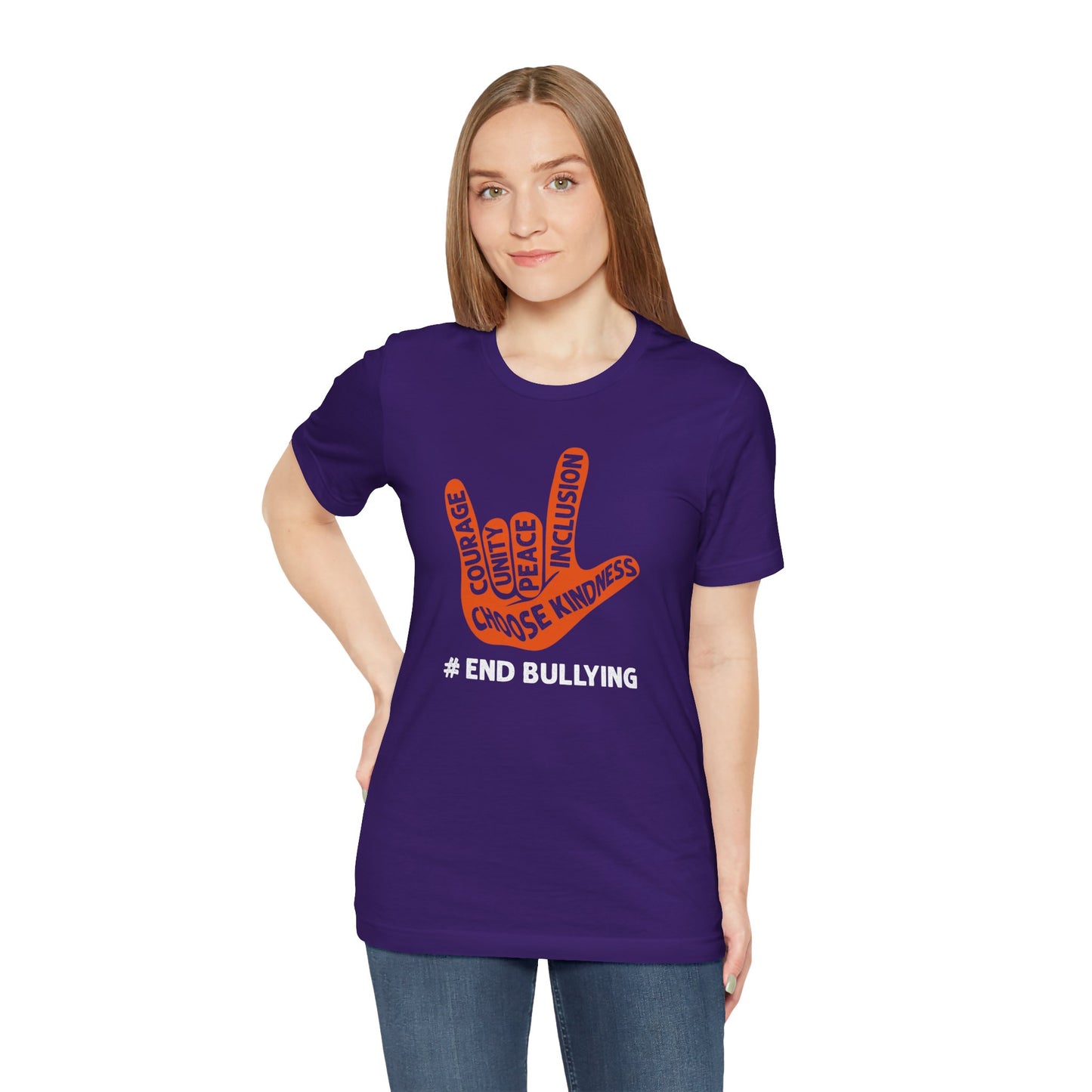 Anti Bullying, Choose Kindness  - Graphic Unisex Jersey Short Sleeve Tee