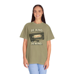 Be Kind Rewind Cassette T-Shirt — Retro 80s Vintage Tape Tee