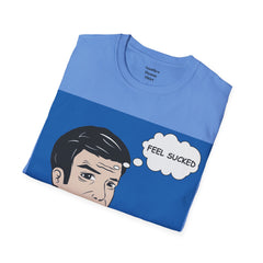 Feel Sucked Pop Art Guy Unisex Softstyle T-Shirt