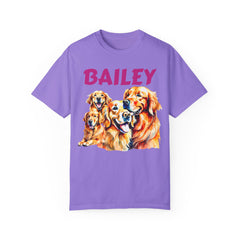 Comfort Colors Dog TShirt,Gift For Him,Use Your Own Dog Pictures,Dogs Name Tee,Gift For Her,Personalized Pet Shirt,Dog Lover Tee,Womens Tee