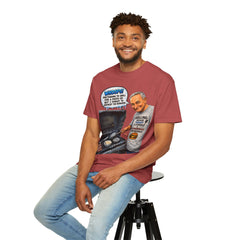 Grill Master Grandpa Funny BBQ T-Shirt — "Whoops! Pretending to Grill for a Photo" Graphic Tee