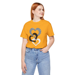 Triple Heart Design Tee