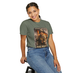 American Heroes Collection No 2 Graphic T-Shirt — “We're Not Going Back” Audie Murphy WWII