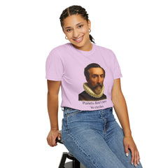 Kepler Coffee Quote T-Shirt — Astronomy Nerd Vintage Portrait Tee