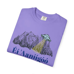 Navajo The Truth Is Out There UFO - Graphic Unisex Garment Dyed Short Sleeve Tee