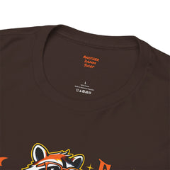 Freaky And Feral Halloween Raccoon! Graphic Unisex Heavy Cotton Tee