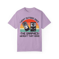 Retro Gamer Unisex T-Shirt - "I Went Outside Once"