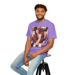 Cute Cat Print Unisex Garment-Dyed T-Shirt - Comfort Colors Soft Perfect for Animal Lovers and Casual Days