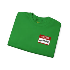 Princess Bride Funny Unisex Crewneck Sweatshirt,My Name Is Inigo Montoya,Hello sticker,gift for him,gift for her,funny Hello quote sticker
