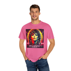 80s Music Love Is A Battlefield - Graphic Comfort Colors Garment Dyed Shirt