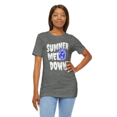 Summer Meltdown Graphic Tee — "Summer Melt Down" Sun Design