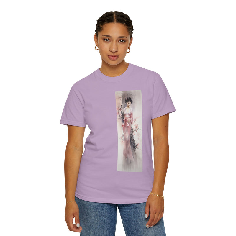 Japanese Woman Water Color - T-Shirt