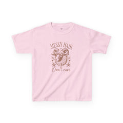 Graphic Kids Tee - Messy Hair Don't Care Sheep