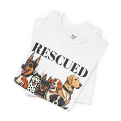 RESCUED IS MY Favorite Breed - Unisex Jersey Short Sleeve Tee