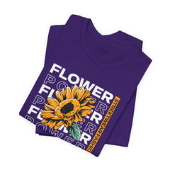 Flower Power Tee - Unisex Jersey Short Sleeve Tee