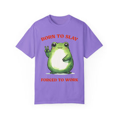 Vintage Style Frog , Born to slay -  Stylish Unisex T Shirt