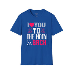 Valentines Day - European Printed Unisex Softstyle T-Shirt, I Love You Shirt,Romantic gift, gift for her, gift for him, couples t-shirt,Love