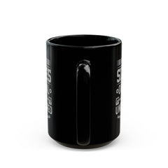 Built In The Sixties Original And Unrestored, Graphic Black Mug (11oz, 15oz)